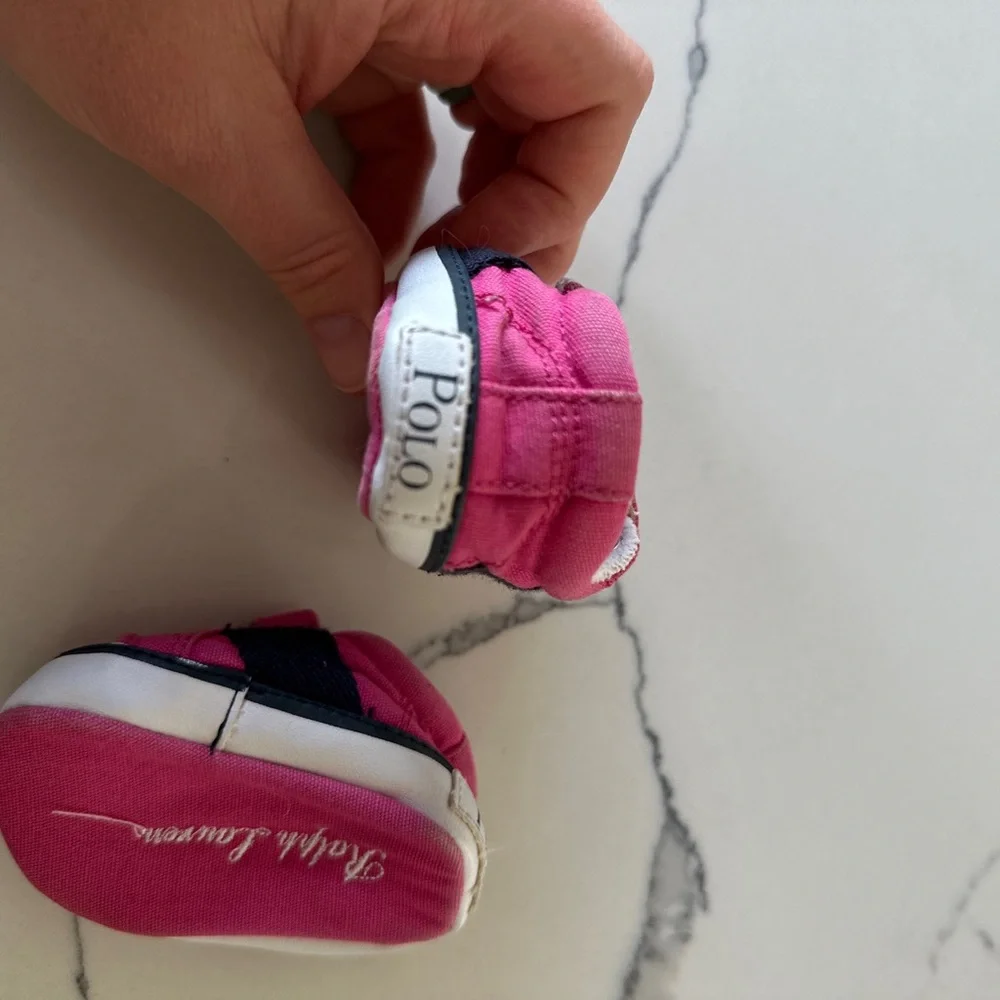 Ralph Lauren pink canvas